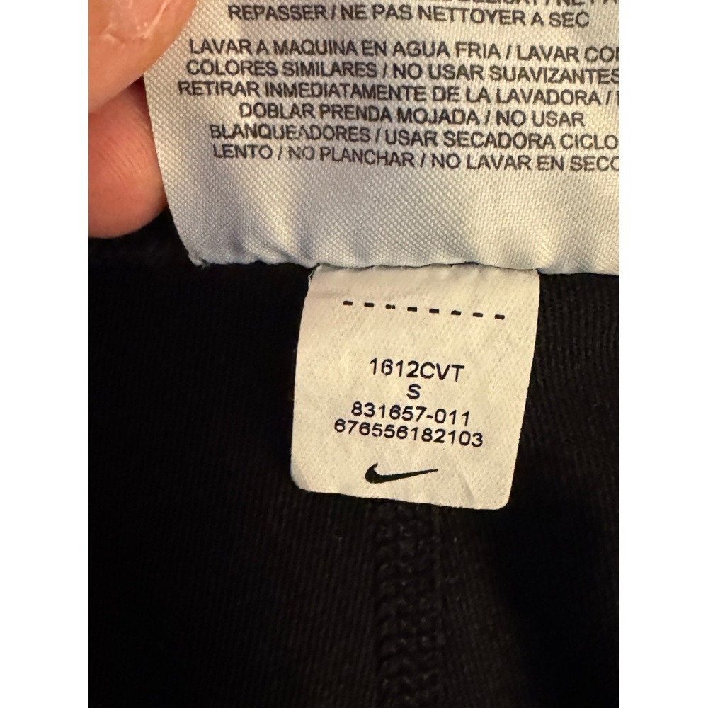 Nike Leggings Women Small Black Dri-FIT Cropped Running Yoga Athletic 831657-011 - Picture 9 of 11